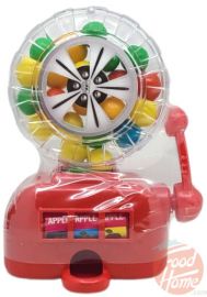 Bobbo gumball slot machine, 30-gram plastic in box (case of 12)