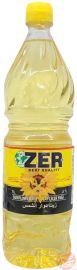 ZER best quality sunflower oil, 1-liter plastic bottle (case of 20)