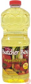 Butcher Boy vegetable oil, cholesterol free, 48-fl. oz. plastic bottles (case of 12)