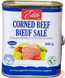 Elite Boeuf Fale corned beef, halal, 340-gram cans (case of 24)