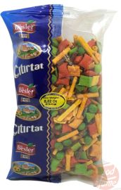 Besler Citirtat corn chips, multi-colored, 250-gram bags (case of 12)