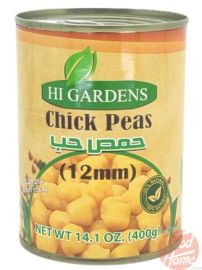 Hi Gardens chick peas, 12-mm. 14.1-ounce pull-top cans (case of 24)