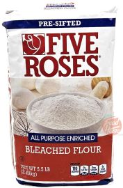 Five Roses flour, all purpose enriched, bleached, 5.5-lb bags (case of 10)