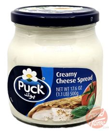 Puck creamy cheese spead, 500-gram glass jars (case of 6)