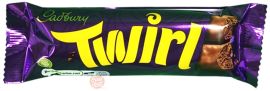 Cadbury Twirl chocolate bar, 43-gram wrapper (case of 48)