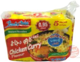 Indomie chicken curry flavor instant noodles, 5x75-gram packs (case of 8)