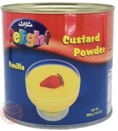 Delight vanilla custard powder 300-g 10.5-oz can (case of 24)