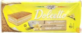 Freddi Dolcetto vanilla flavor snack cake, 8x25-gram pieces, 200-gram tray in wrapper (case of 16)