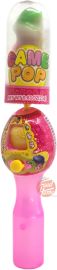 Candy Bell lollipop, push button rotating, 12x23-gram shaped plastic in display (master case of 12)