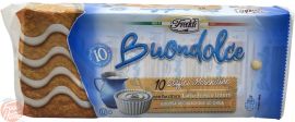 Freddi Buondolce milk, yellow cake with latte filling, 10-count in 250-gram wrapper (case of 16)