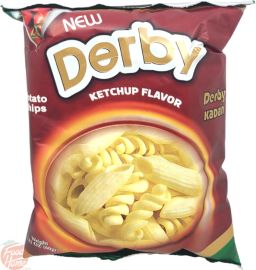 Derby barbeque flavor potato chips, 60-gram bags (case of 24)