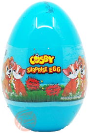 Cosby Surprise Egg popping candy and lollipop gift .3-ounce shaped egg, shipper display case of 144