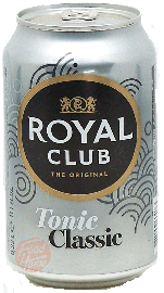 Royal Club tonic water in 11.1-fluid ounce cans in tray (case of 24)