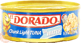 El Dorado chunk light tuna in water, 5-oz. pull-top cans 24pk Tray