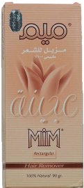 MiM  hair remover, rectangular, 100% natural 90g Wrapper