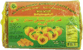 Al Adel Establishment Eibo & Sons  dried apricot paste, light 7oz Wrapper