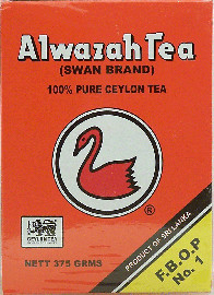 Alwazah F.B.O.P No. 1 ceylon tea, 100% pure 400g Box