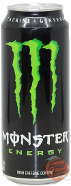 Monster energy carbonated energy drink, 4-pack 500-ml cans 6pk Tray